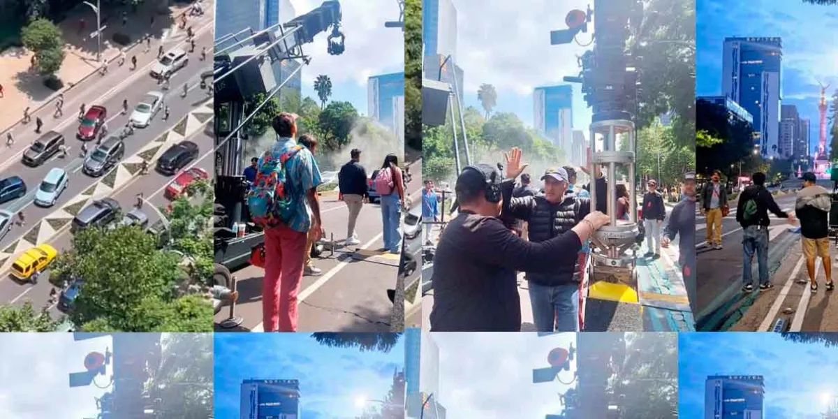 Godzilla x Kong: Supernova graba escenas apocalípticas en CDMX Paseo de la Reforma y Bellas Artes