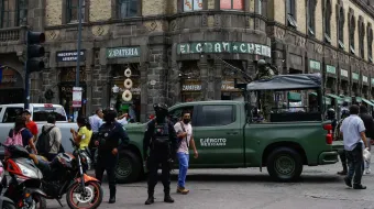 13 personas heridas tras operativo contra comerciantes en el Centro Histórico de Puebla