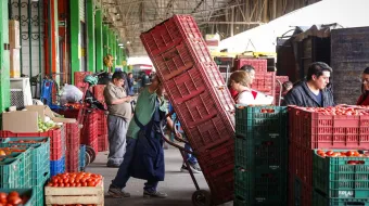 Construcción de barda perimetral en Central de Abasto provoca rechazo de comerciantes