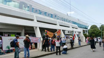 Protesta en oficinas de CONAGUA en Puebla: Gobierno acusa a la organización 28 de Octubre