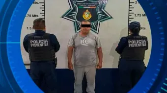 Atlixco: arrestan a sujeto por dañar auto con una piedra en Solares Grandes