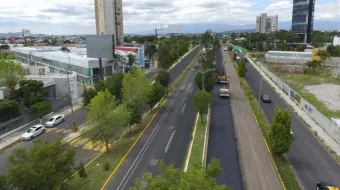Instalan cámaras de videovigilancia y reductores de velocidad en la Recta Cholula