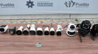Retiran videocámaras de grupos criminales en San Baltazar Tetela