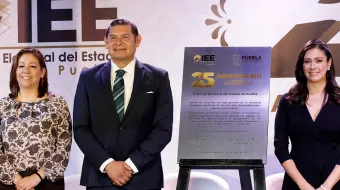 A 25 años del IEE Puebla, Armenta resalta logros democráticos y liderazgo femenino