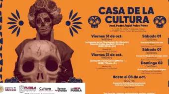 Día de Muertos en Puebla: OSEP ofrece concierto y el 6.º Encuentro “Entre Vivos y Muertos”