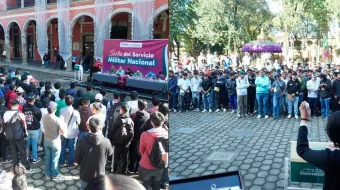  408 jóvenes de Huauchinango participaron en el Sorteo del SMN