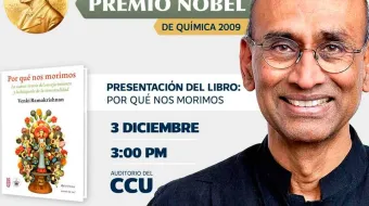 ¿Por qué morimos?, Venki Ramakrishnan, premio Nobel de Química, estará en la BUAP
