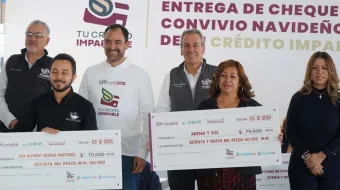Encabeza Pepe Chedraui entrega de cheques de “Tu Crédito Imparable”