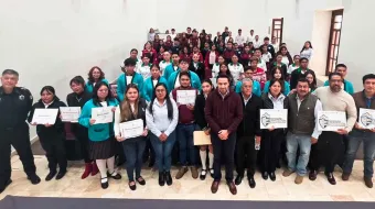 Huauchinango reforzó construcción de comunidades estudiantiles más seguras