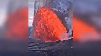 Kilauea vuelve a despertar: lava se eleva a 370 metros en la isla Grande de Hawaii