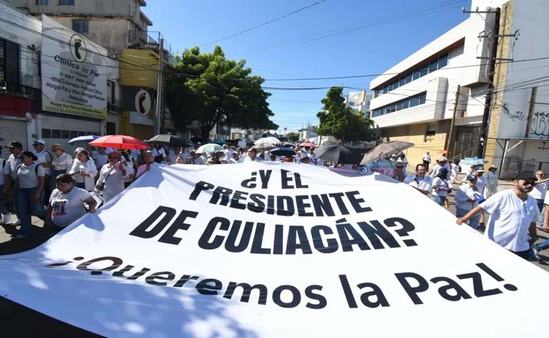 Culiacán se une por la paz: miles de ciudadanos protestan contra la violencia
