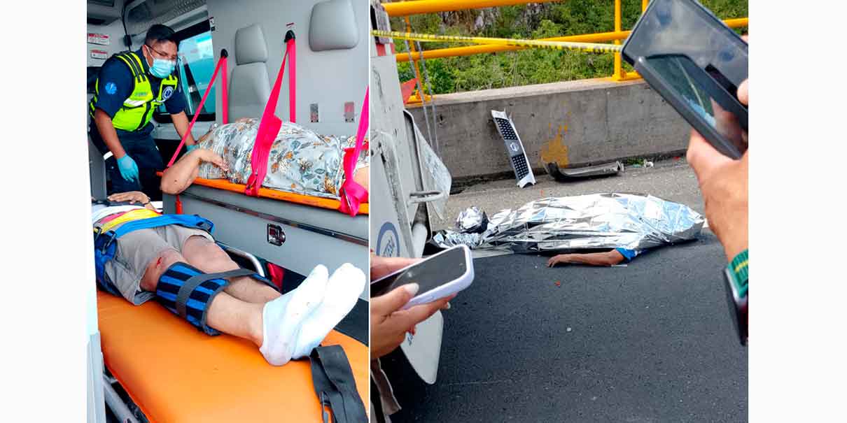 Accidente en la México-Tuxpan