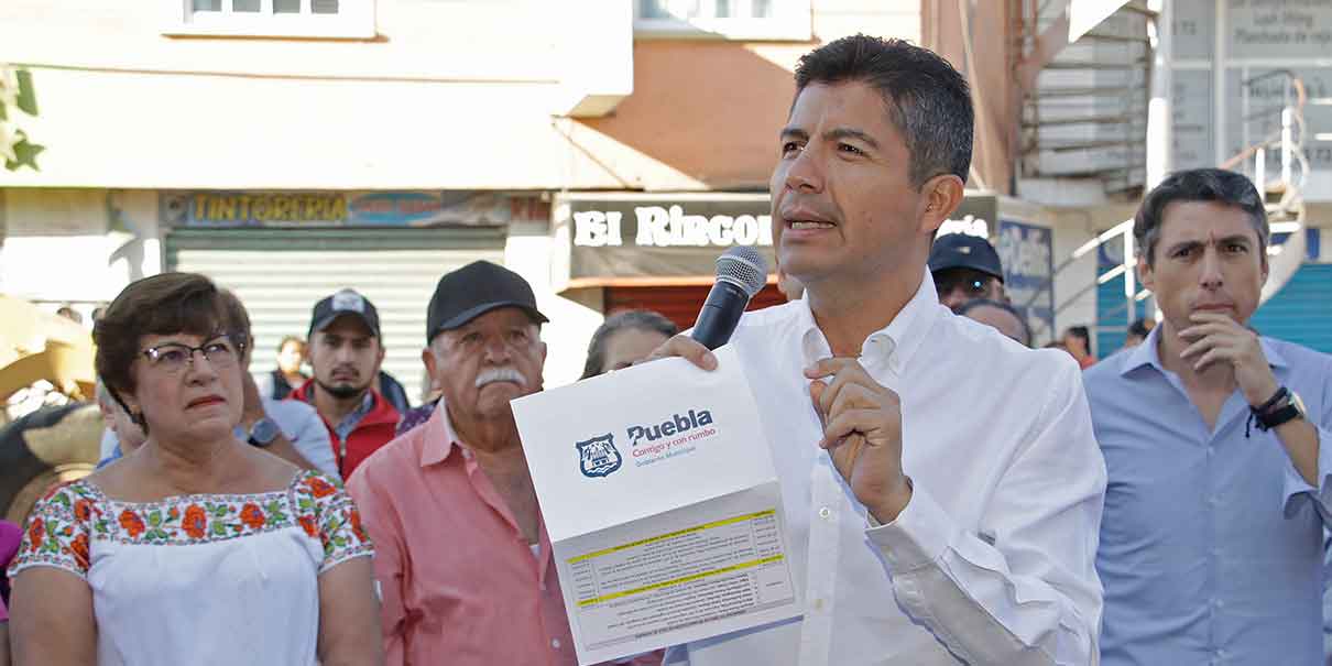 Aplicarán 9.2 mdp para rehabilitar la calle 95 Poniente al sur de la capital poblana