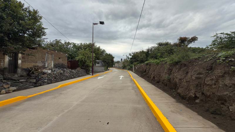 Obra fortaleció la movilidad y seguridad en Coyula, Atlixco