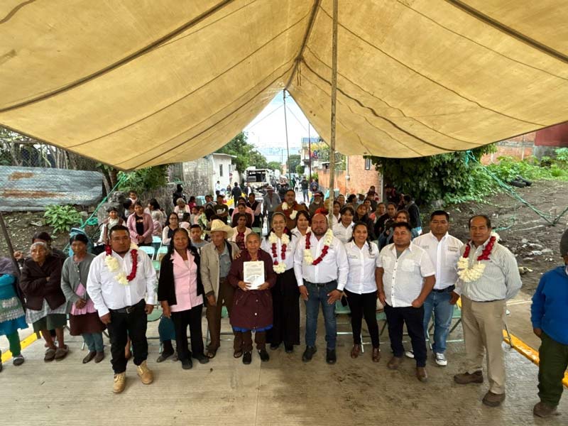 Obra fortaleció la movilidad y seguridad en Coyula, Atlixco