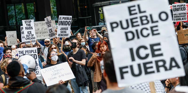 Así repartidor escapó del ICE en Chicago… más rápido que Speedy Gonzales