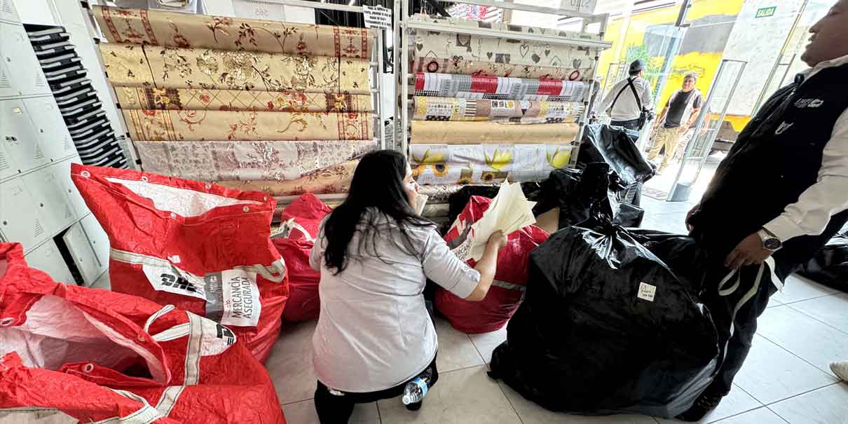 Aseguran más de 3 mil productos pirata en Super Home Club