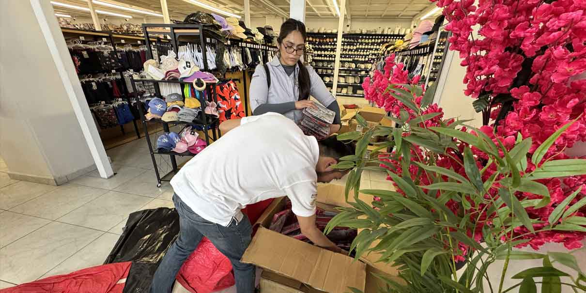Aseguran más de 3 mil productos pirata en Super Home Club
