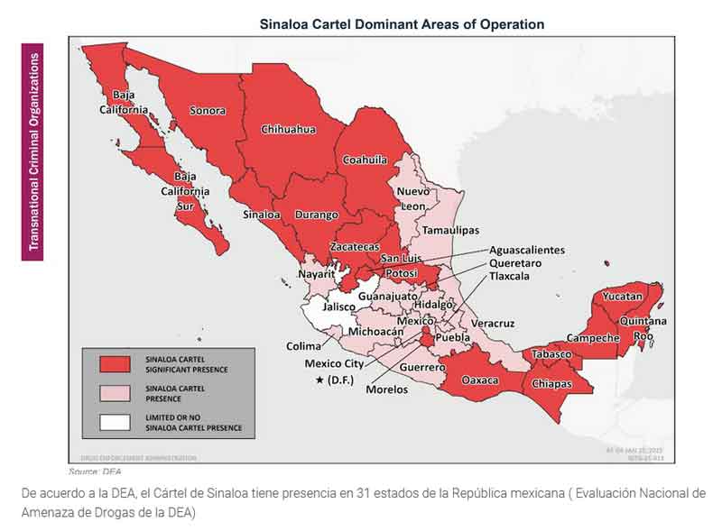 CJNG, La Unión Tepito, Los Rodolfos y Los Catalinos