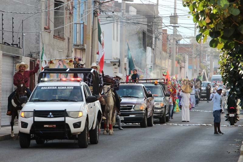 Atlixco recibe la Antorcha Guadalupana en acto de fe y unión migrante