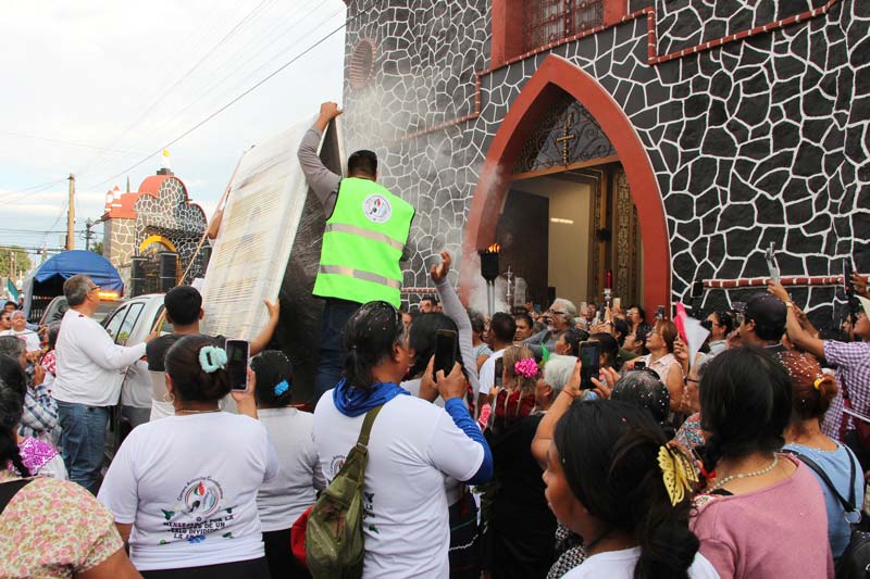 Atlixco recibe la Antorcha Guadalupana en acto de fe y unión migrante