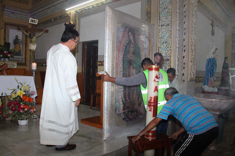 Atlixco recibe la Antorcha Guadalupana en acto de fe y unión migrante