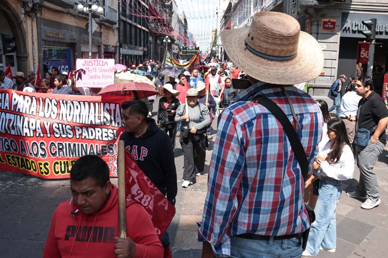 Cierre de calles en la zona de Fiscalía por manifestación de la 28 de Octubre