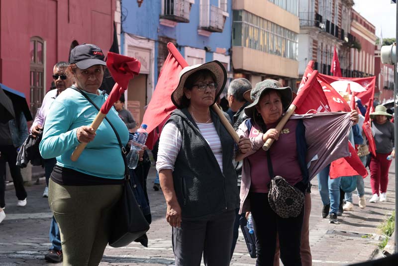 Cierre de calles en la zona de Fiscalía por manifestación de la 28 de Octubre