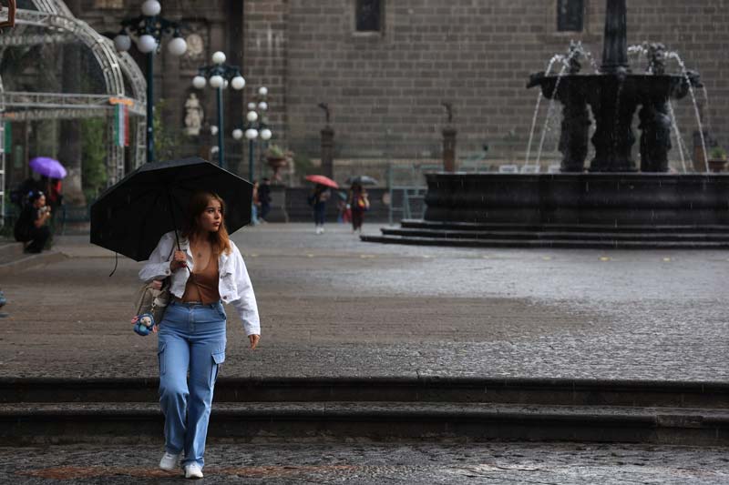 Puebla: lluvias y radiación UV extrema este sábado
