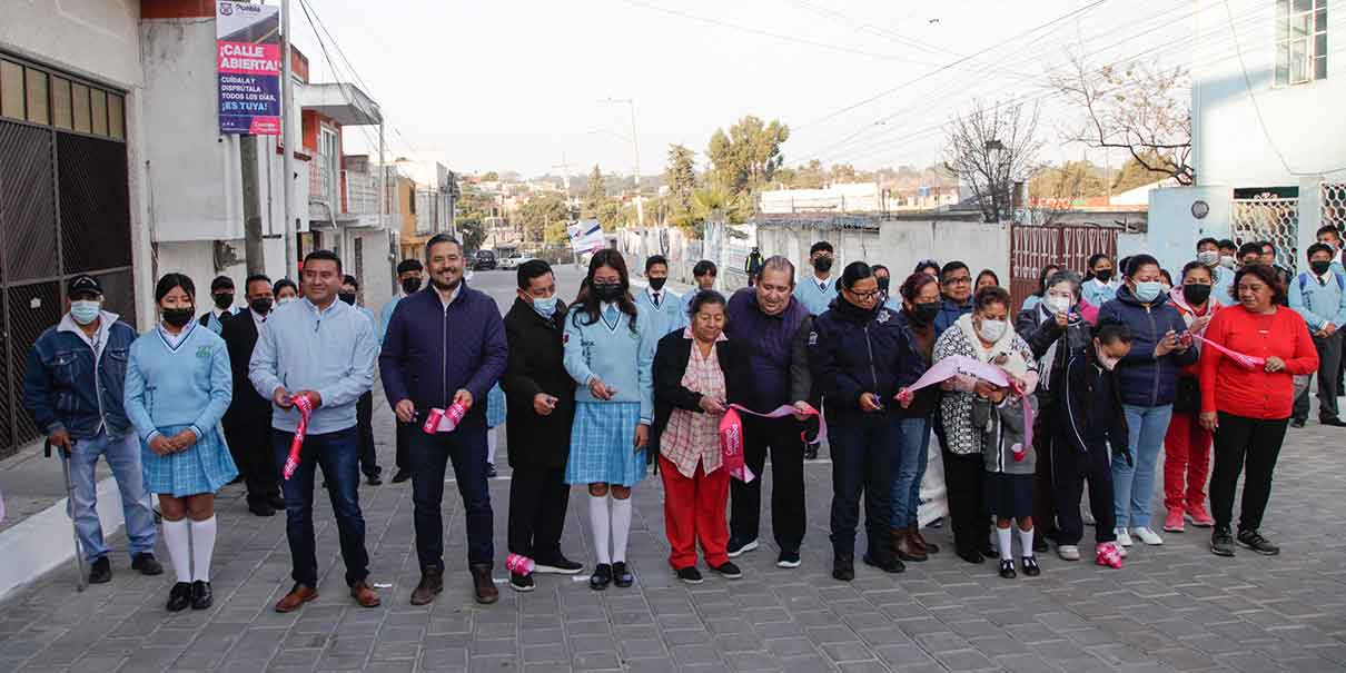 En las colonias Belisario Domínguez, San Bernabé Temoxtitla y Clavijero cuentan con mejores calles