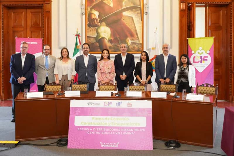 Convenio entre DIF Puebla y Fundación Distribuidores Nissan dará vida a “Lumina”, escuela especializada en inclusión