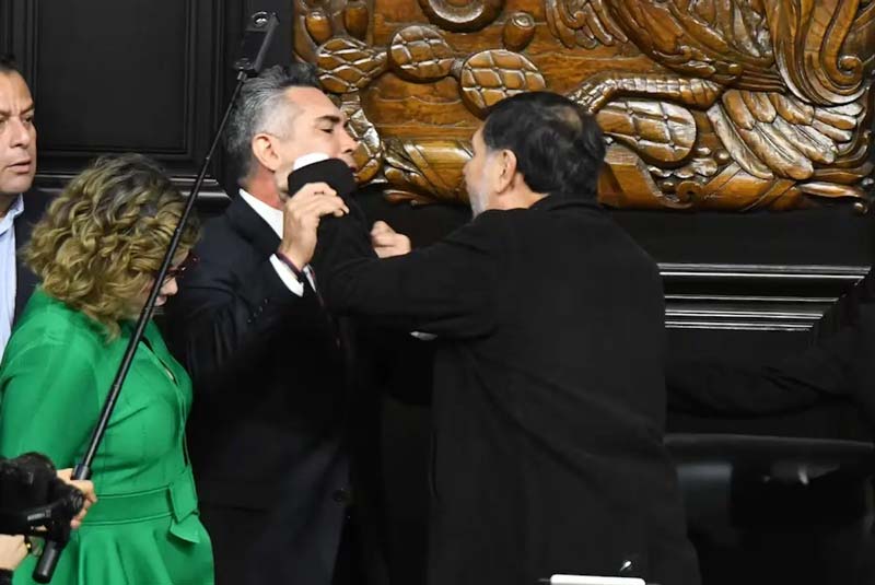 Corrido viral a “Alito” Moreno tras pelea con Noroña en asamblea