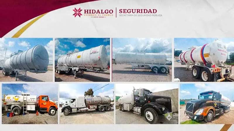 Aseguran combustible, droga y remolques en Atotonilco de Tula