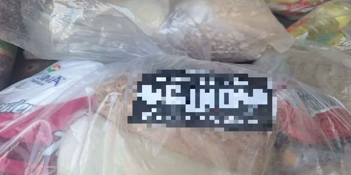 Decomisan más de 100 despensas vinculadas al CJNG en Chinicuila, Michoacán