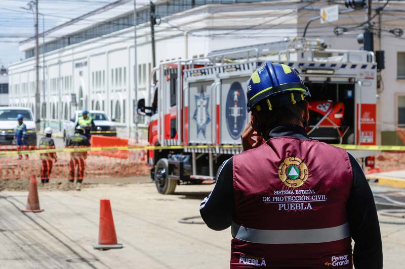 Desalojan a personal de la Secretaría de Finanzas por fuga de gas natural