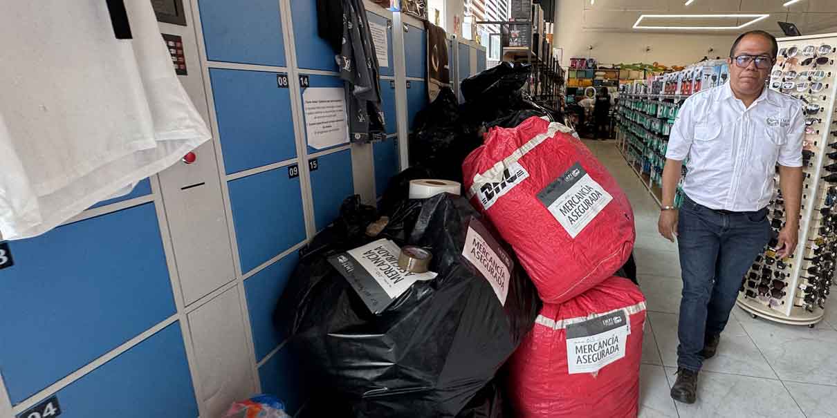 Aseguran más de 3 mil productos pirata en Super Home Club