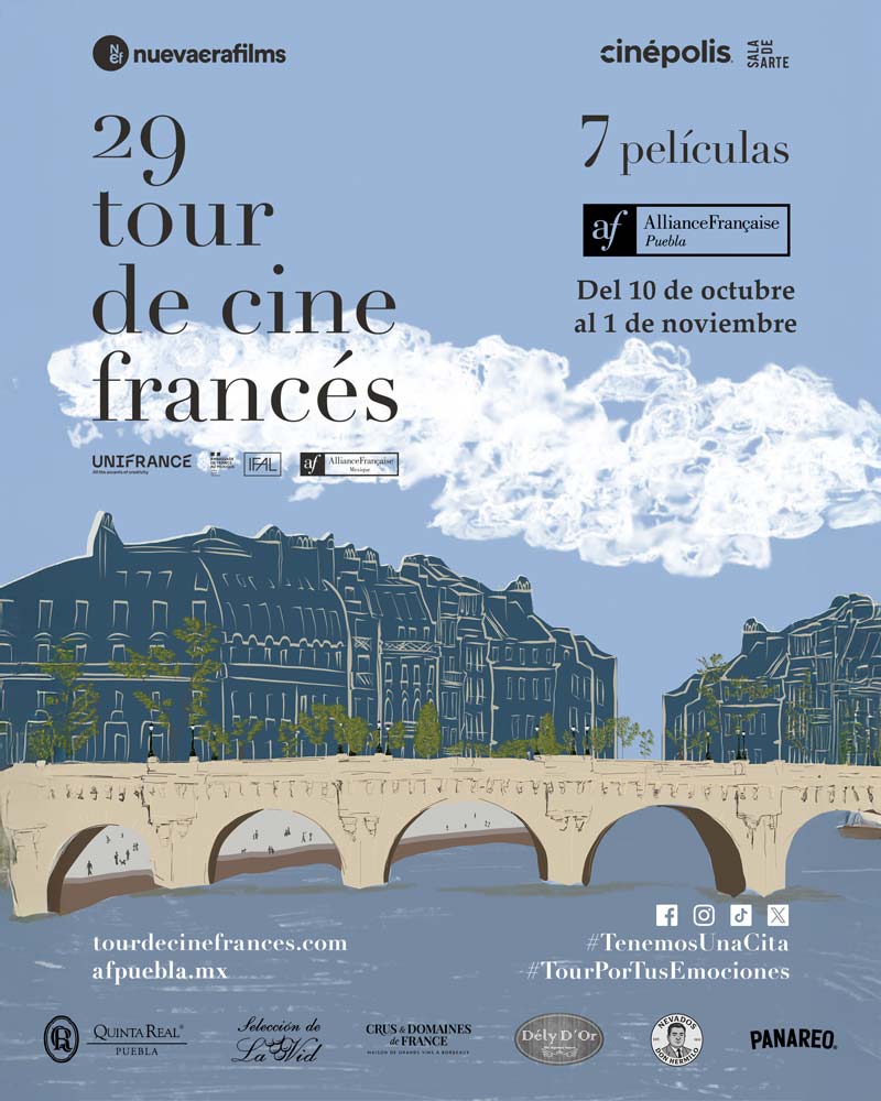 El 29° Tour de Cine Francés llega a la Alianza Francesa de Puebla
