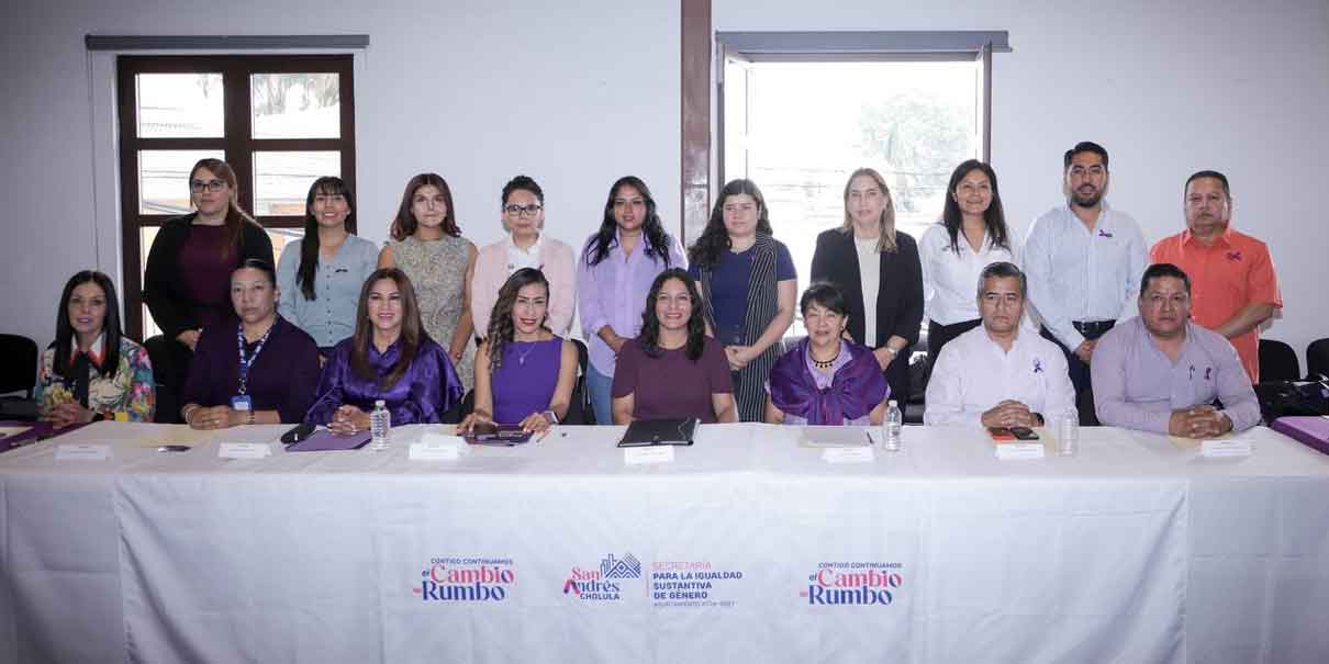 San Andrés Cholula consolidó acciones de Puerta Violeta para atención de mujeres