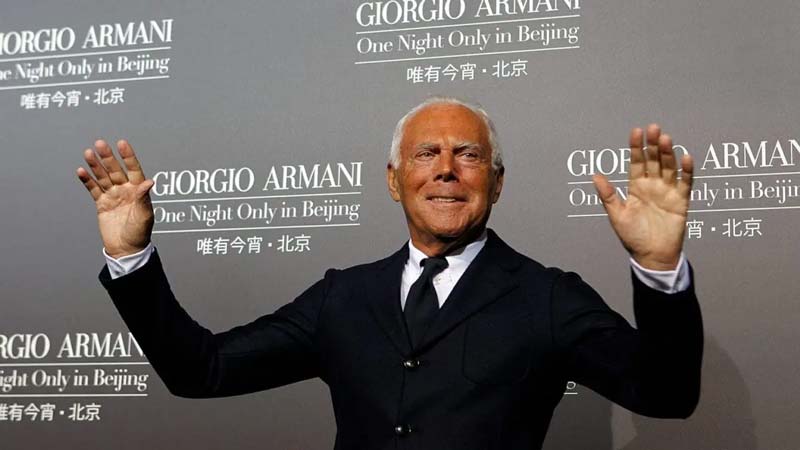 Giorgio Armani, icono del lujo y Hollywood, fallece a los 91 años