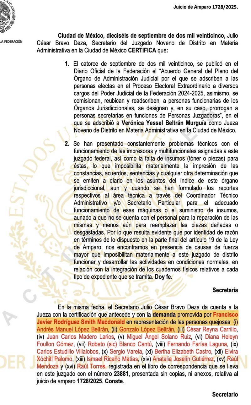 Hijos de AMLO involucrados en amparo por huachicol; familia y Morena denuncian montaje