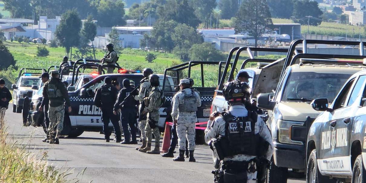Abandonan seis cabezas humanas en los límites entre Puebla y Tlaxcala