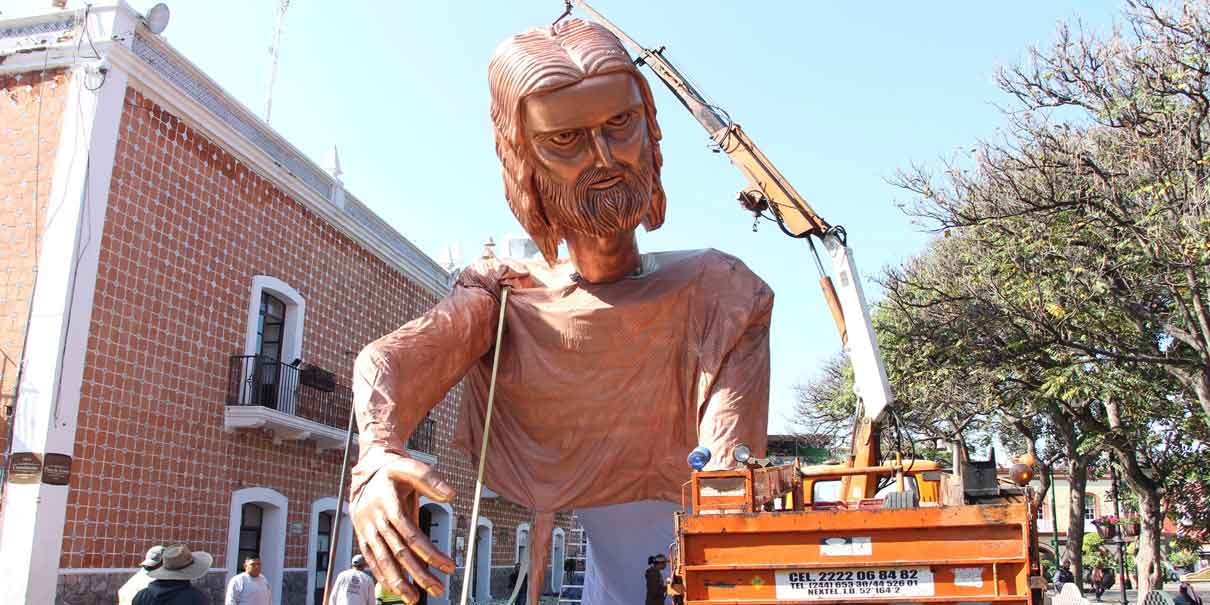 Imponente imagen de Jesucristo en Atlixco atrae a turistas para Semana Santa