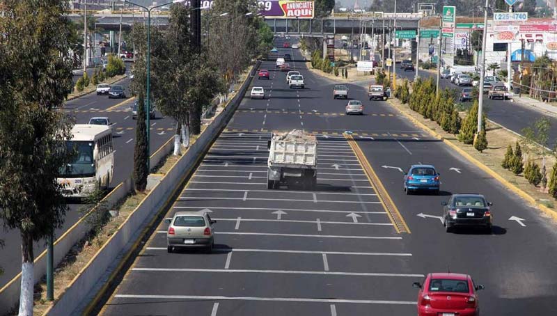 Instalan cámaras de videovigilancia y reductores de velocidad en la Recta Cholula