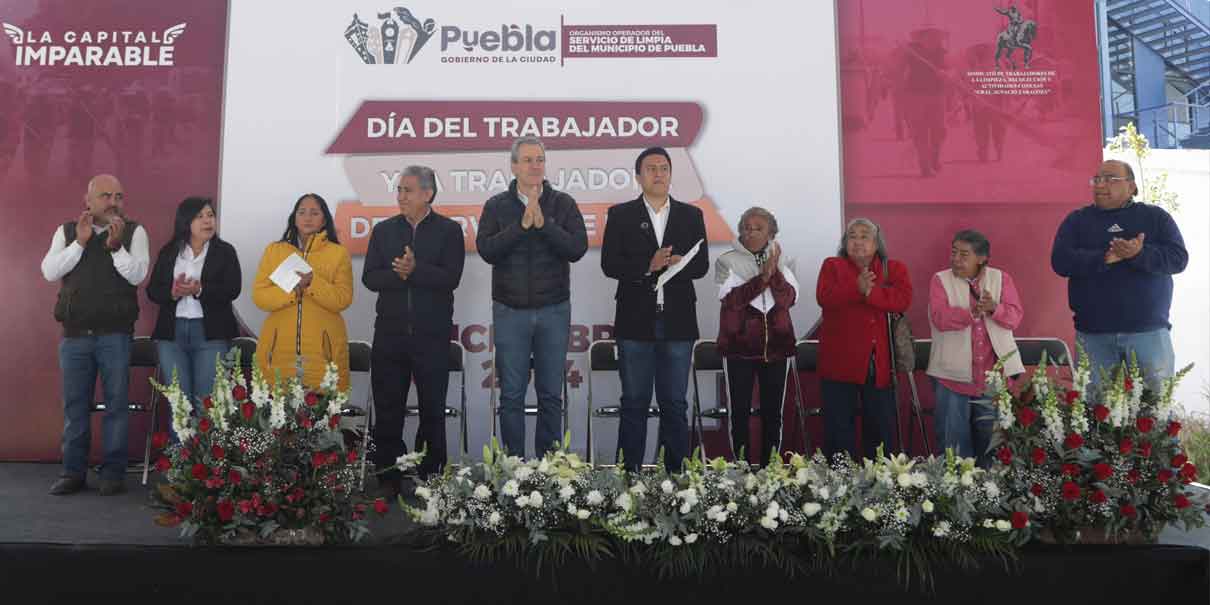 Reconoce José Chedraui a personal en el marco del Día del Trabajador del Servicio de Limpia