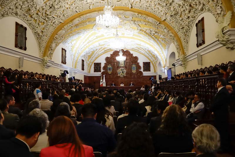 Lilia Cedillo reafirmó el diálogo, atención y trabajo por la BUAP