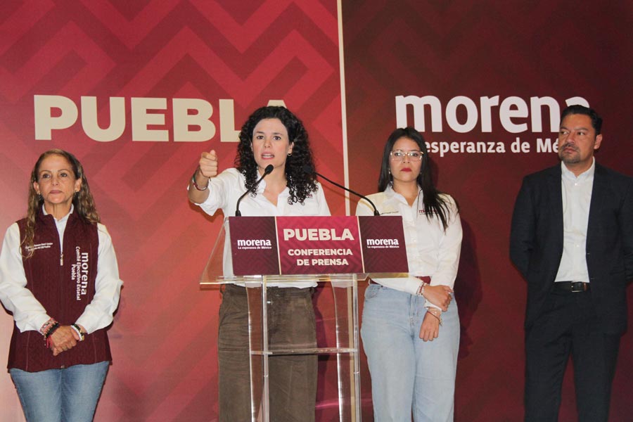 Luisa María Alcalde pidió a ediles morenistas poblanos un buen trabajo para garantizar la continuidad