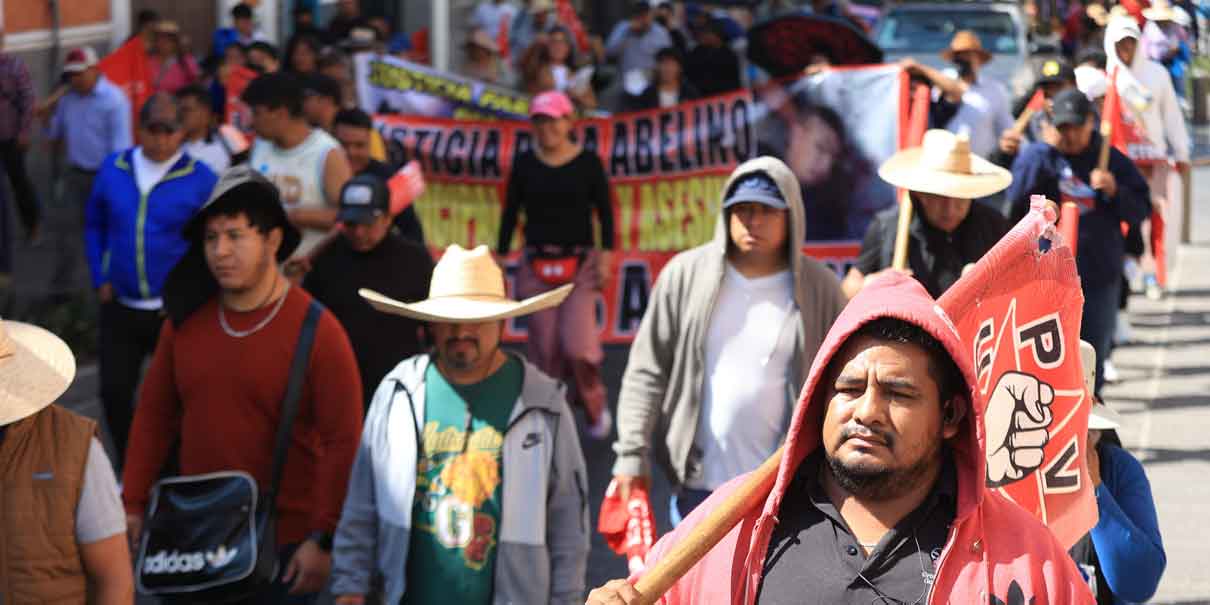 Marcha de la 28 de Octubre paraliza el Centro Histórico; exigen justicia por asesinato de Meztli Sarabia