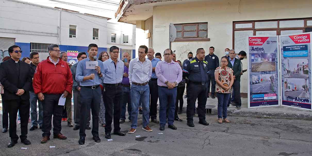 Mejoramiento de la 14 Oriente benefició a más de siete colonias beneficiadas
