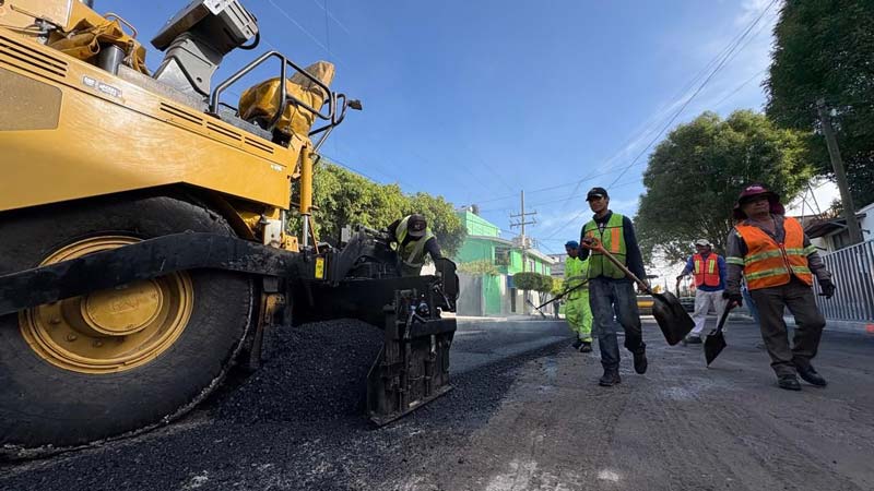 Mejoran infraestructura urbana en Puebla con obras en la colonia Aquiles Serdán