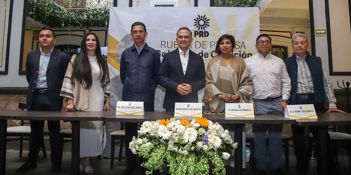 Miguel Mancera pidió al PRIAN no ignorar propuestas perredistas para Puebla en 2024